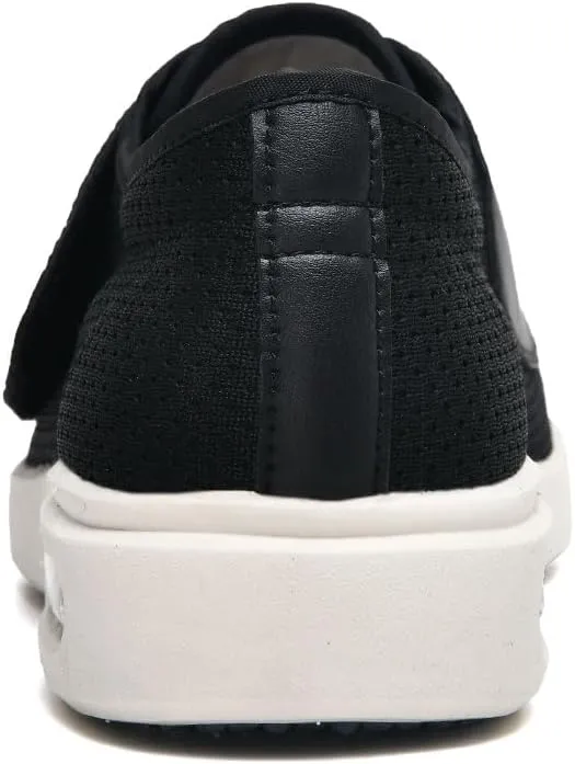 JITUUE Diabetic Shoes for Elderly Men Large Size Wide Adjustable Closure for Men Walking Shoes Edema Plantar Fasciitis Bunions Arthritis Swollen Feet Seniors Tennis Skechers