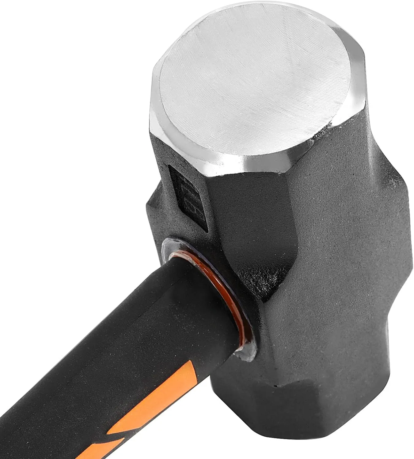 JOIKIT 2 PCS 4lb Sledge Hammer, 14.5 Inch Drilling/Crack Hammer with Forged Steel Head and Shock Reduction Grip, Solid Construction for Demolition Work