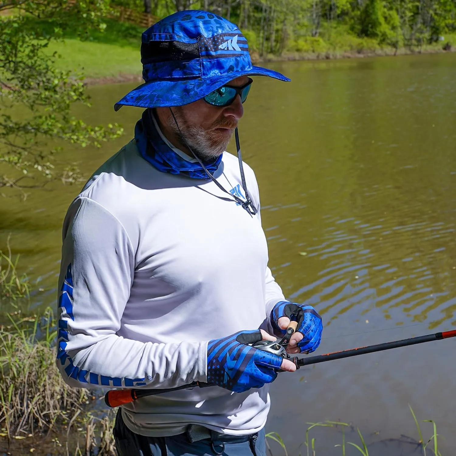 KastKing Sol Armis UPF 50 Boonie Hat - Sun Protection, Fishing, Beach & Hiking, Paddling, Rowing, Kayaking