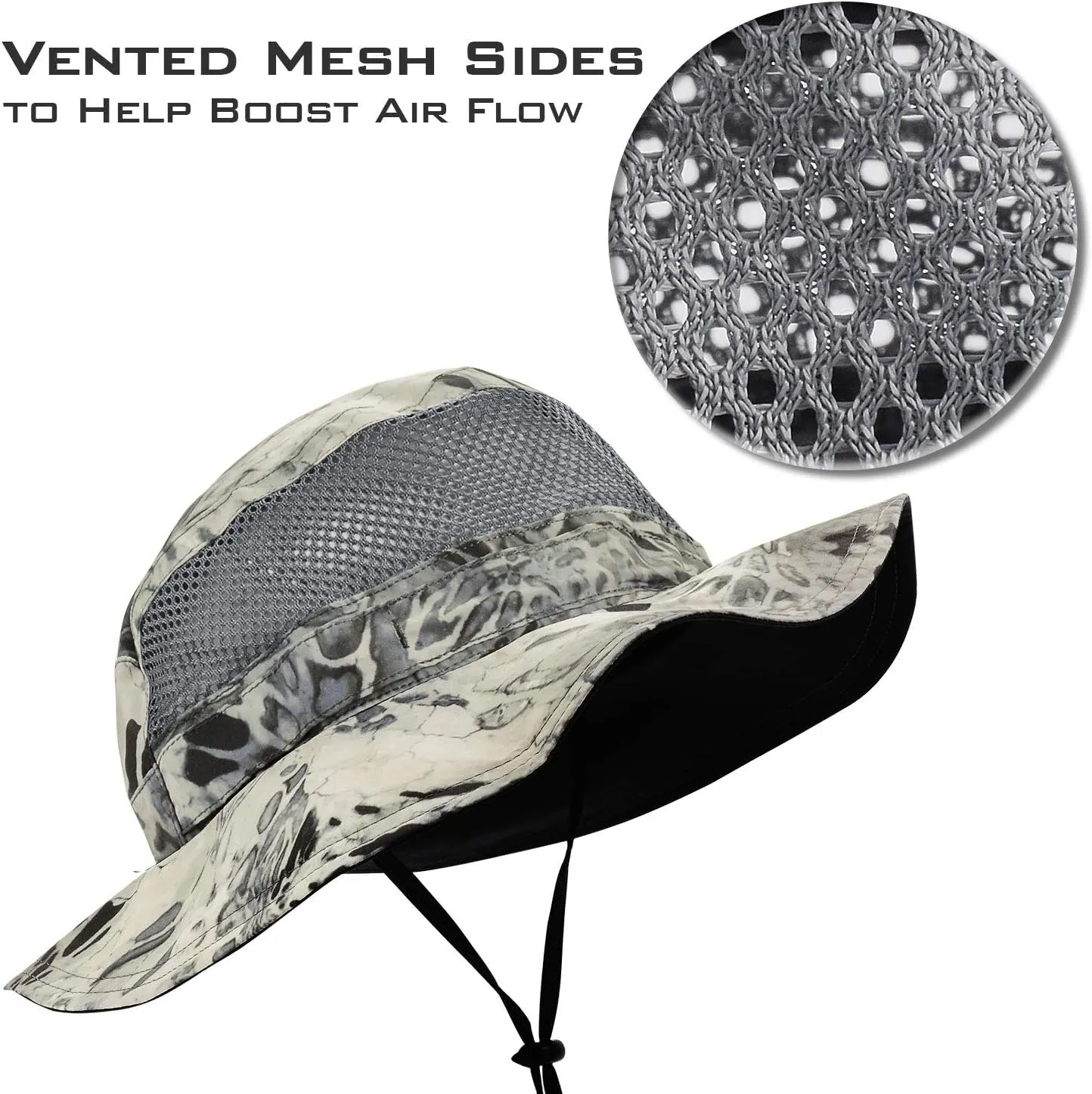 KastKing Sol Armis UPF 50 Boonie Hat - Sun Protection, Fishing, Beach & Hiking, Paddling, Rowing, Kayaking