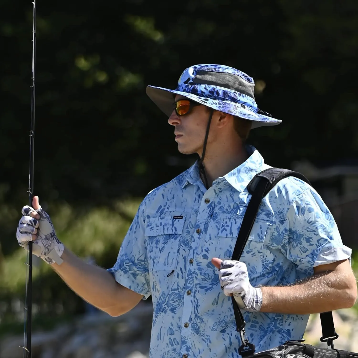 KastKing Sol Armis UPF 50 Boonie Hat - Sun Protection, Fishing, Beach & Hiking, Paddling, Rowing, Kayaking