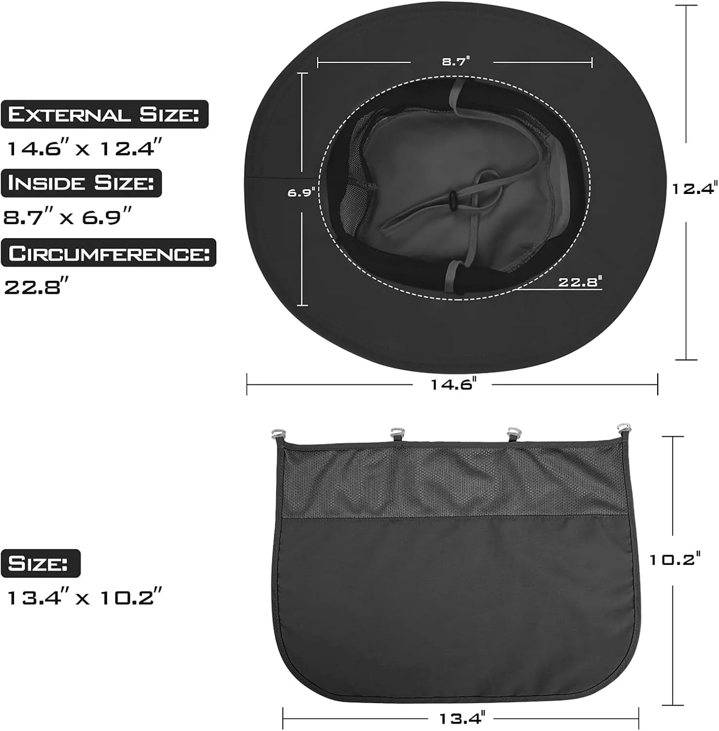KastKing UPF 50 Boonie Hat Fishing Hat with Removable Neck Flap Sun Hats for Men