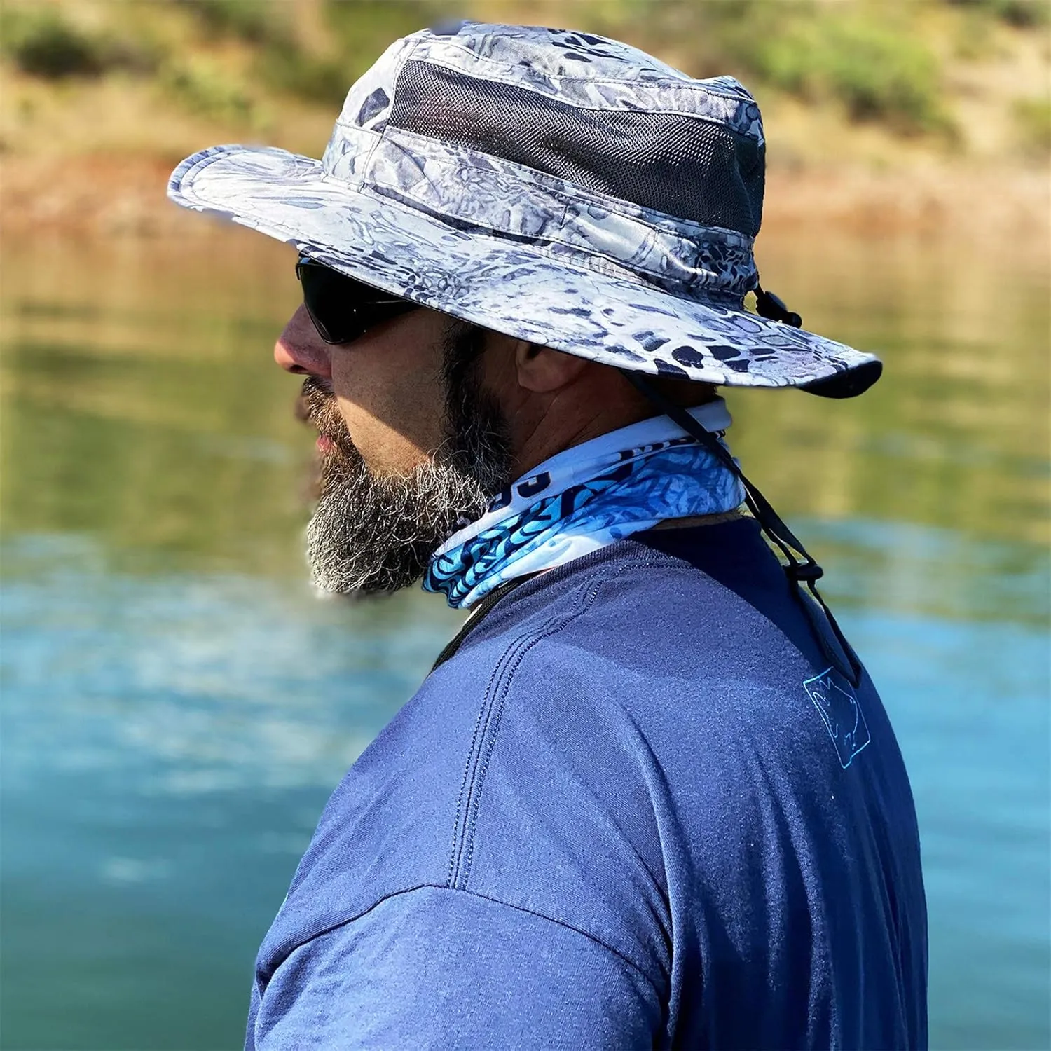 KastKing UPF 50 Boonie Hat Fishing Hat with Removable Neck Flap Sun Hats for Men