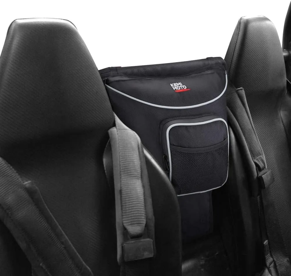 KEMIMOTO UTV Center Storage Bag UTV Cab Pack Center Seat Bag Compatible with Polaris RZR XP 1000 Turbo S 900 570 800 Storage Accessories 1680D High-Density with Multiple Pockets and Easy Install