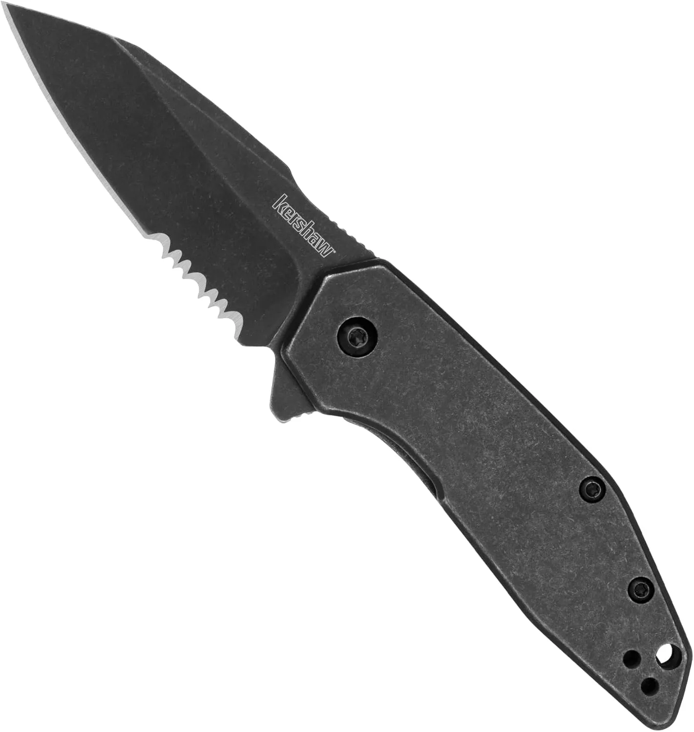 Kershaw Gravel Pocket Knife, Perfect EDC, 2.5" 8Cr13MoV Steel Reverse Tanto Blade, Pocketclip