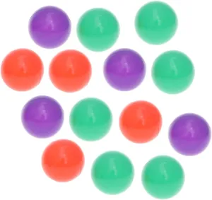 Kisangel 200pcs Crush Ocean Educational Bath Toys for Boy Girl Safe Plastic Playpens Includes Mesh Storage Bag