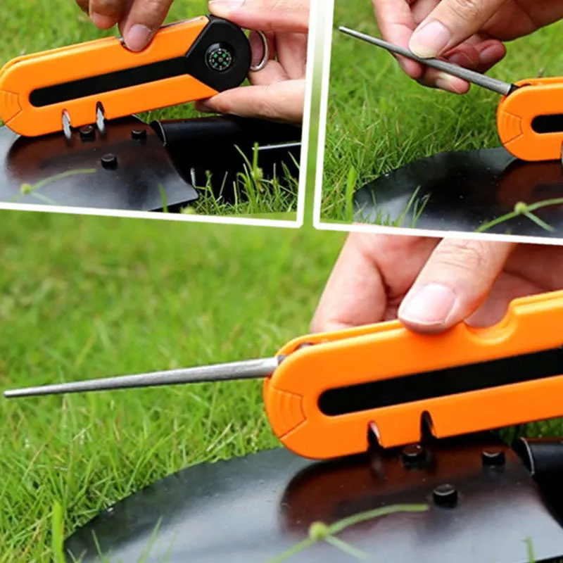 Kitchen Portable Multi-Function Compass Whistl Sharpener Diamond Tapered Sharpening Tools Sharpen Stone