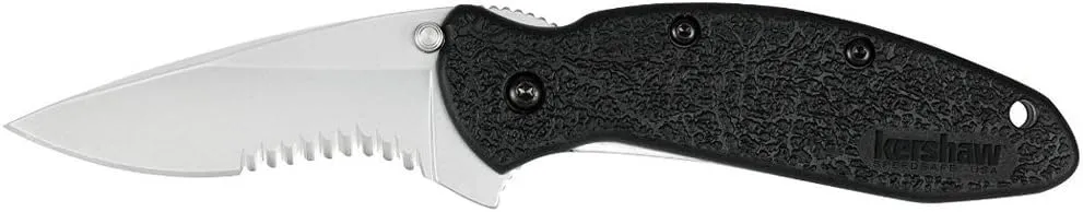 K.O. Scallion, Black Polyamide Handle, ComboEdge