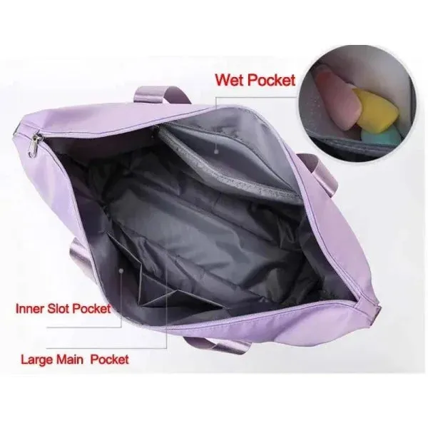 Large Capacity Foldable Storage Bag for Travel and Gym
