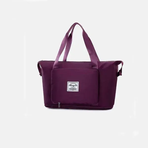 Large Capacity Foldable Storage Bag for Travel and Gym
