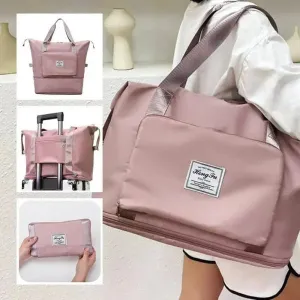 Large Capacity Foldable Storage Bag for Travel and Gym