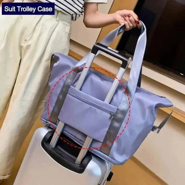 Large Capacity Foldable Storage Bag for Travel and Gym