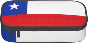 Large Capacity Storage Bag, Office Supplies Box, Flag of Chile Makeup Bag, Desk Organizer with Stylish