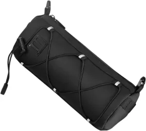 Large Handlebar Bag for Multi-use Front Storage Pouch Mesh Side Pockets Easy to Attach for Mountain and Road Cycling