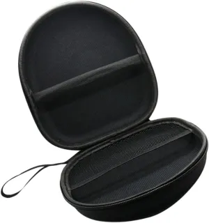 Large Headphone Storage Case Bag Waterproof Headset Carrying Case Interior Netting for Extra Cords