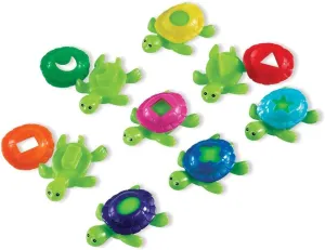 Learning Resources Shape Shell Turtles, Set of 8