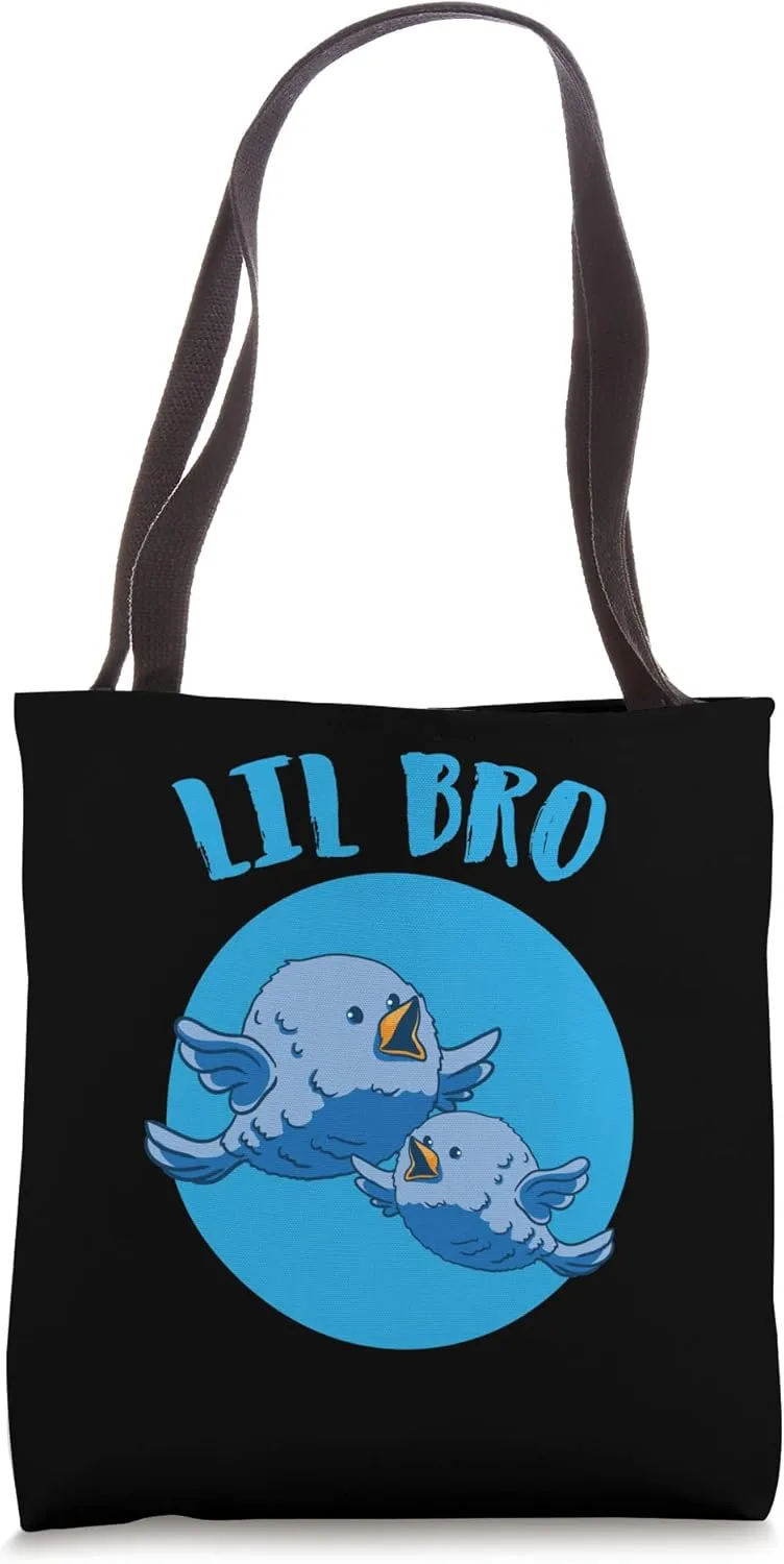 little Brother Birds Tote Bag