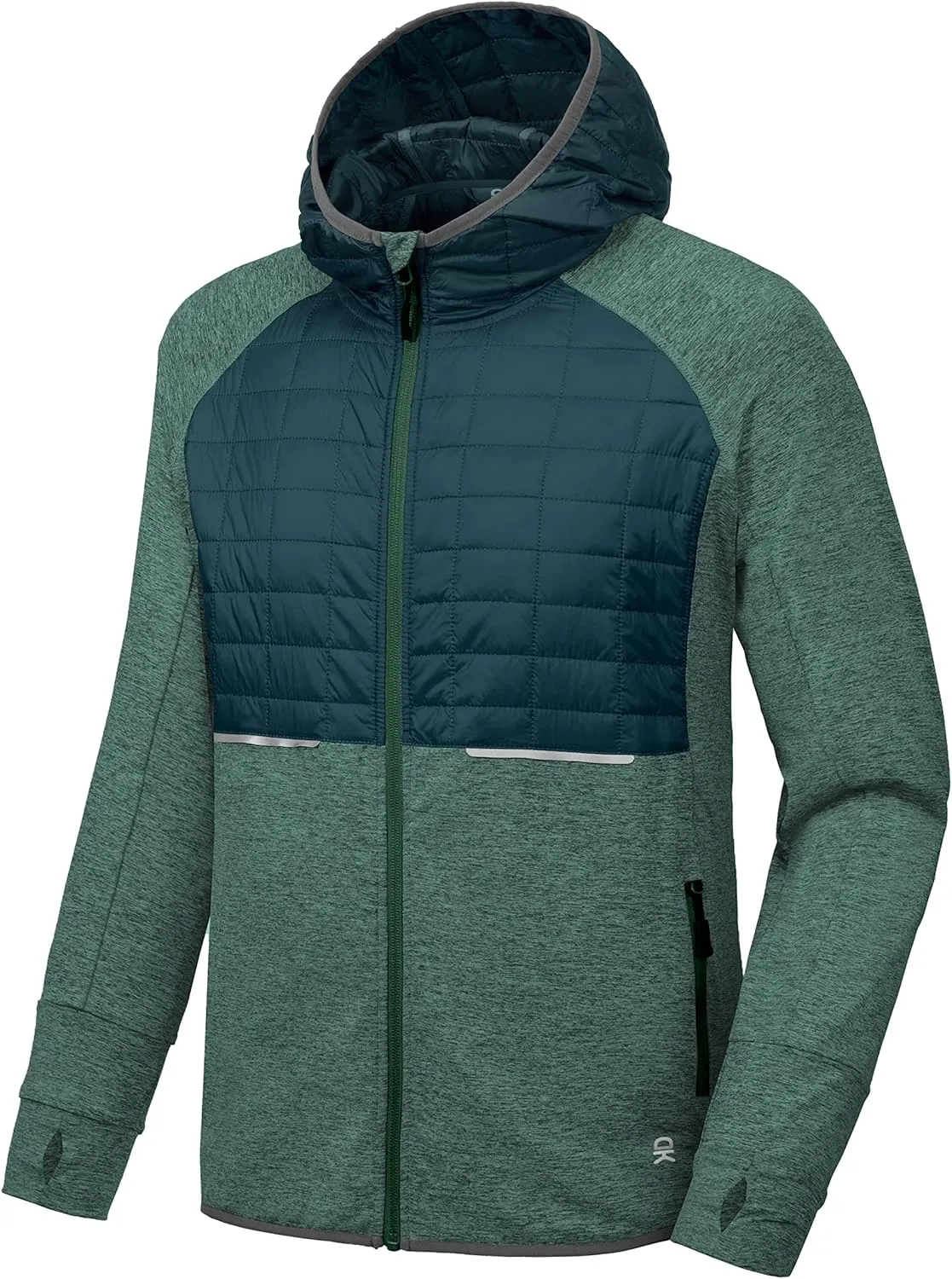 Little Donkey Andy Men's Lightweight Running Jackets Full Zip Hooded Sports Jacket for Winter Hiking Golf Casual