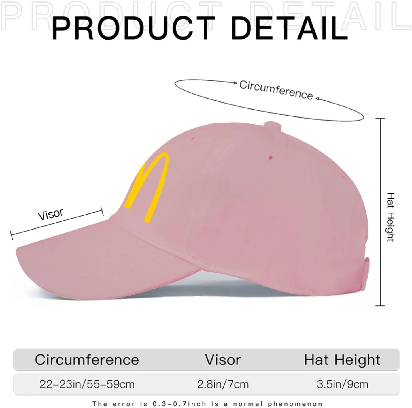 Long Brim Trucker Dad Work Hat for Unisex Adult Soft Outdoor Plain Baseball Cap Womens Mens Adjustable Golf Tennis Sun Hat