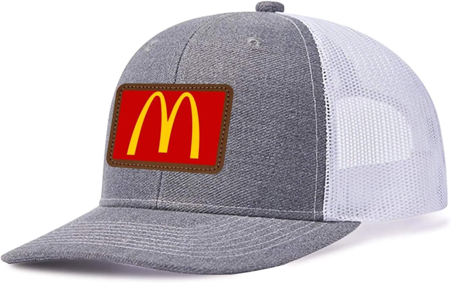 Long Brim Trucker Dad Work Hat for Unisex Adult Soft Outdoor Plain Baseball Mesh Cap Womens Mens Adjustable Golf Sun Hat