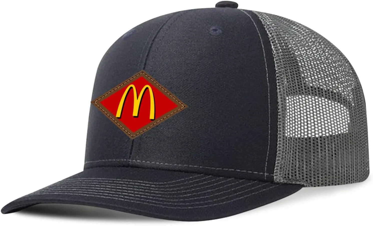 Long Brim Trucker Dad Work Hat for Unisex Adult Soft Outdoor Plain Baseball Mesh Cap Womens Mens Adjustable Golf Sun Hat