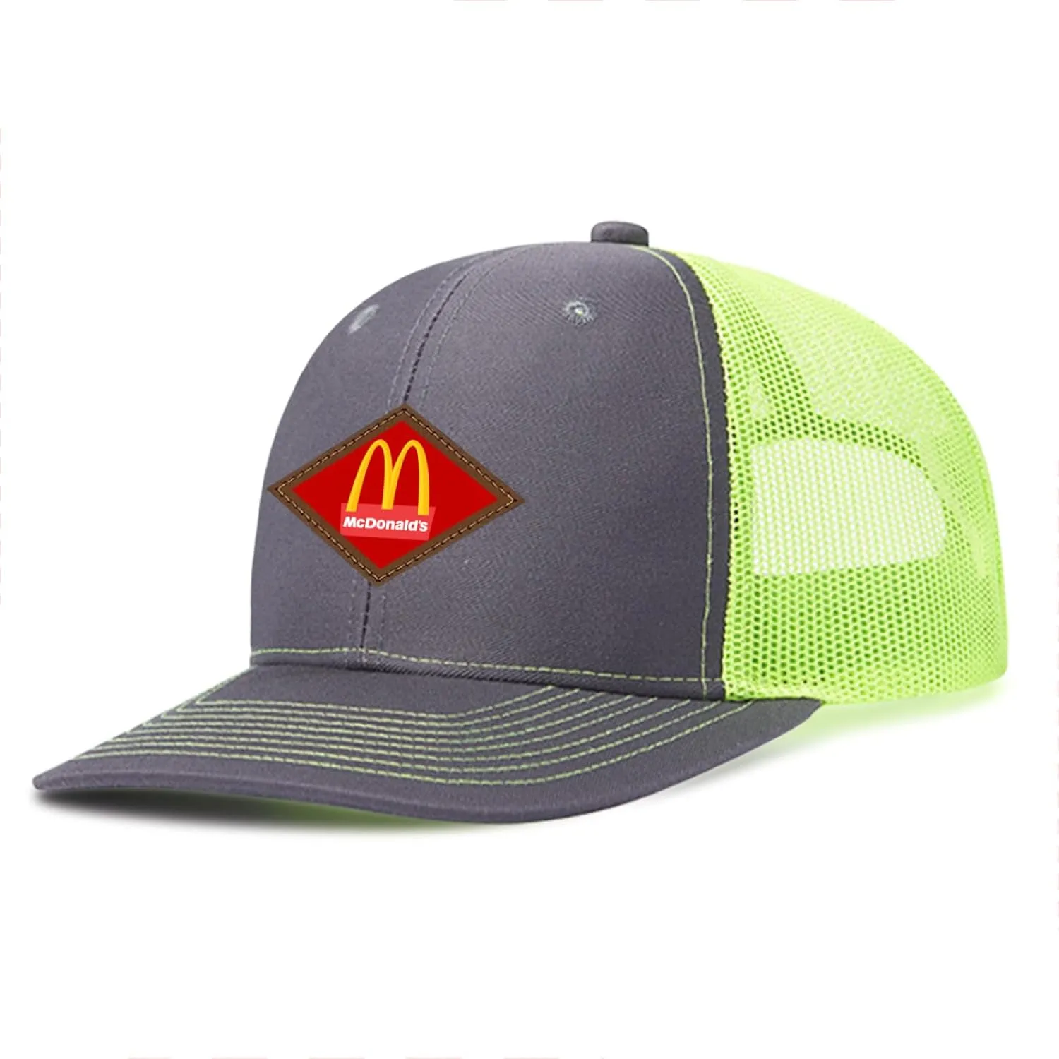 Long Brim Trucker Dad Work Hat for Unisex Adult Soft Outdoor Plain Baseball Mesh Cap Womens Mens Adjustable Golf Sun Hat
