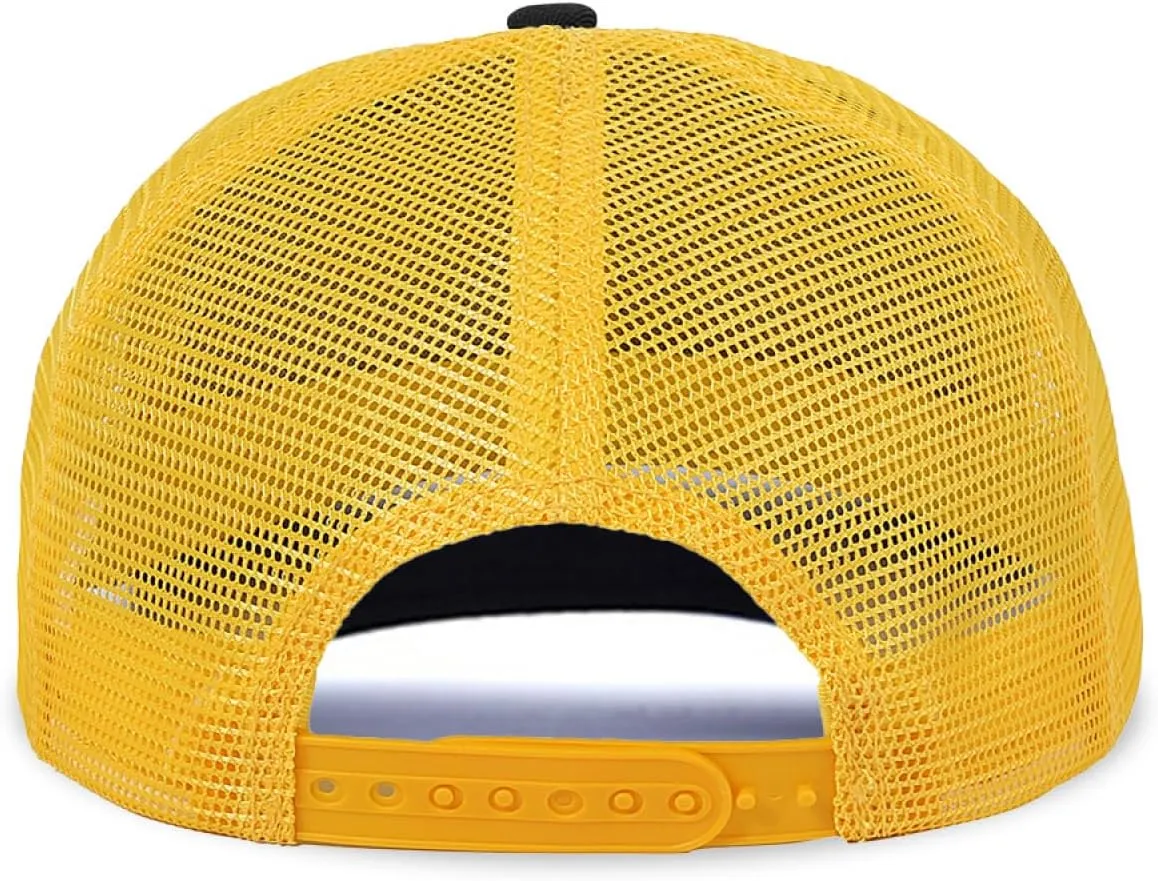 Long Brim Trucker Dad Work Hat for Unisex Adult Soft Outdoor Plain Baseball Mesh Cap Womens Mens Adjustable Golf Sun Hat
