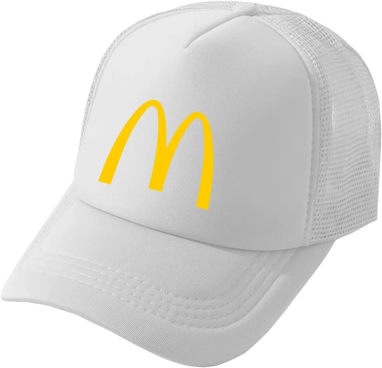 Long Brim Trucker Dad Work Hat for Unisex Adult Soft Outdoor Plain Baseball Mesh Cap Womens Mens Adjustable Golf Sun Hat