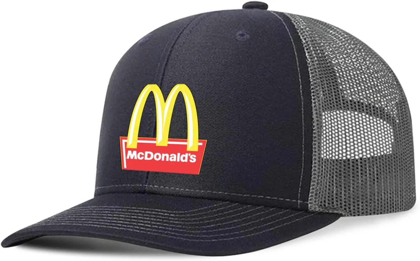 Long Brim Trucker Dad Work Hat for Unisex Adult Soft Outdoor Plain Baseball Mesh Cap Womens Mens Adjustable Golf Sun Hat