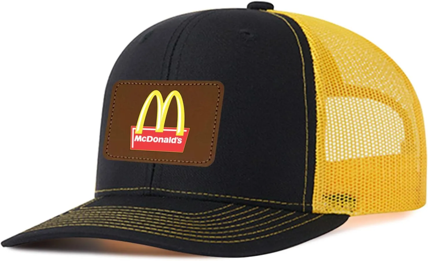 Long Brim Trucker Dad Work Hat for Unisex Adult Soft Outdoor Plain Baseball Mesh Cap Womens Mens Adjustable Golf Sun Hat