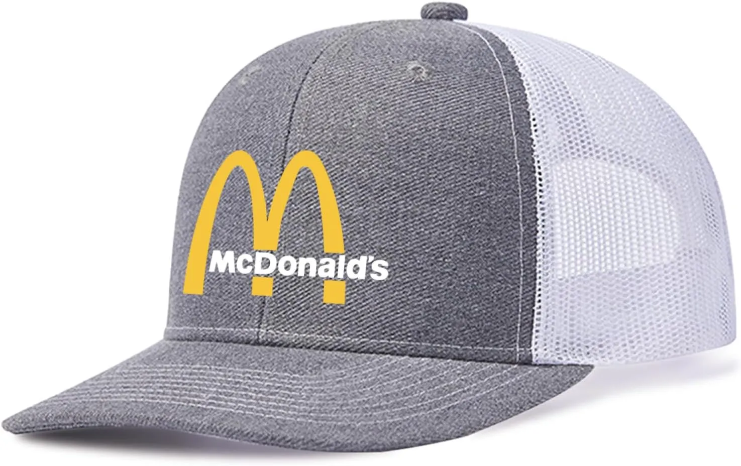 Long Brim Trucker Dad Work Hat for Unisex Adult Soft Outdoor Plain Baseball Mesh Cap Womens Mens Adjustable Golf Sun Hat