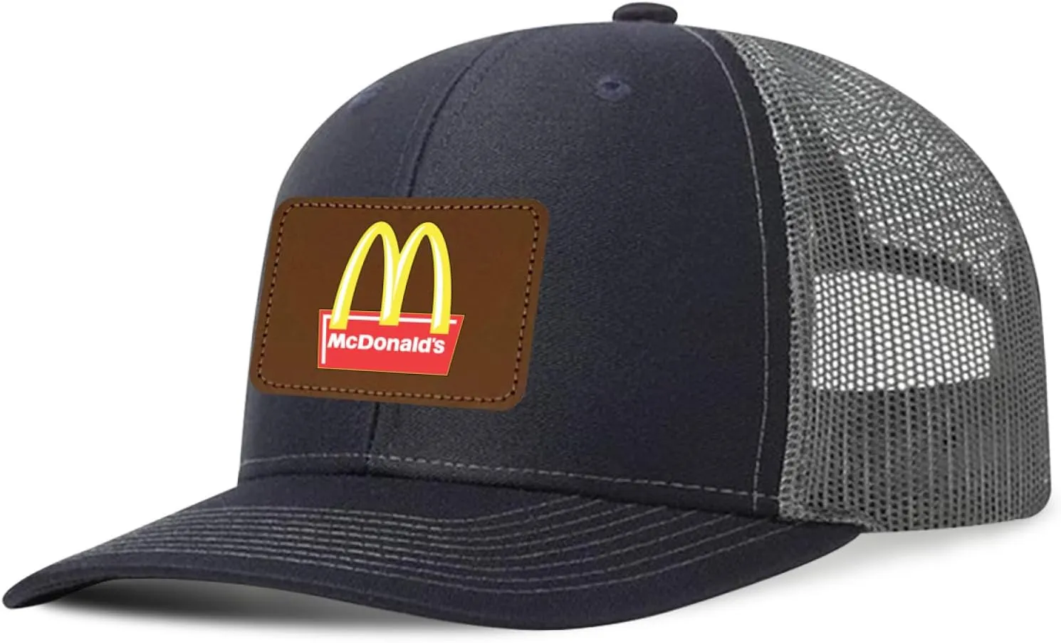 Long Brim Trucker Dad Work Hat for Unisex Adult Soft Outdoor Plain Baseball Mesh Cap Womens Mens Adjustable Golf Sun Hat