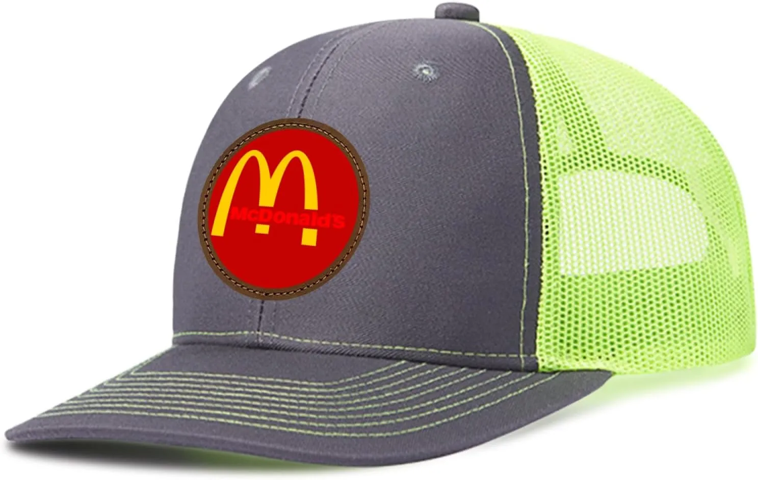 Long Brim Trucker Dad Work Hat for Unisex Adult Soft Outdoor Plain Baseball Mesh Cap Womens Mens Adjustable Golf Sun Hat
