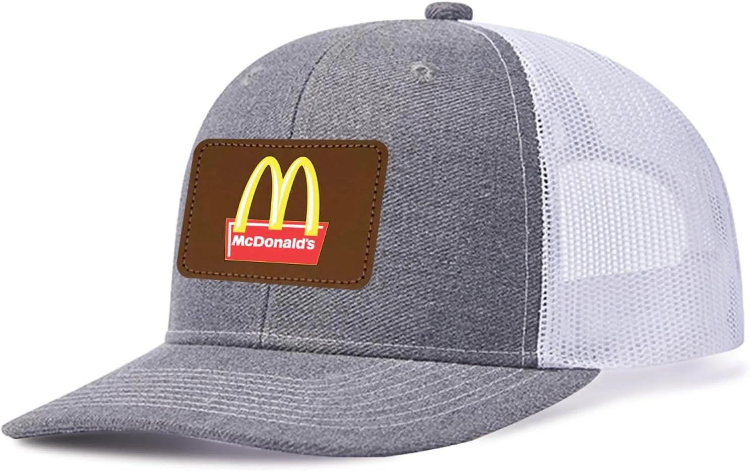 Long Brim Trucker Dad Work Hat for Unisex Adult Soft Outdoor Plain Baseball Mesh Cap Womens Mens Adjustable Golf Sun Hat