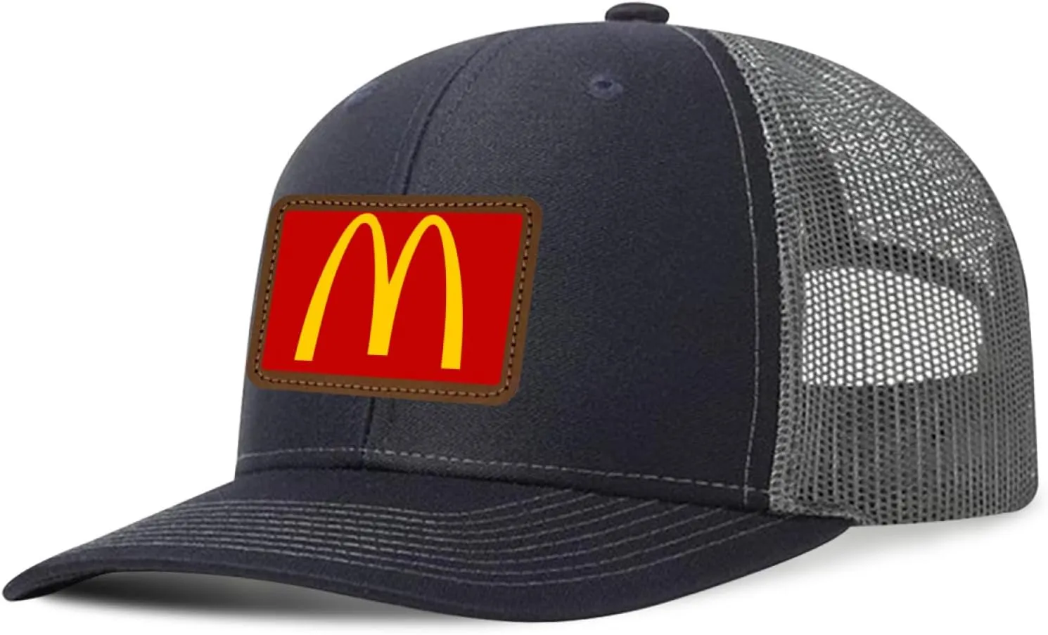 Long Brim Trucker Dad Work Hat for Unisex Adult Soft Outdoor Plain Baseball Mesh Cap Womens Mens Adjustable Golf Sun Hat