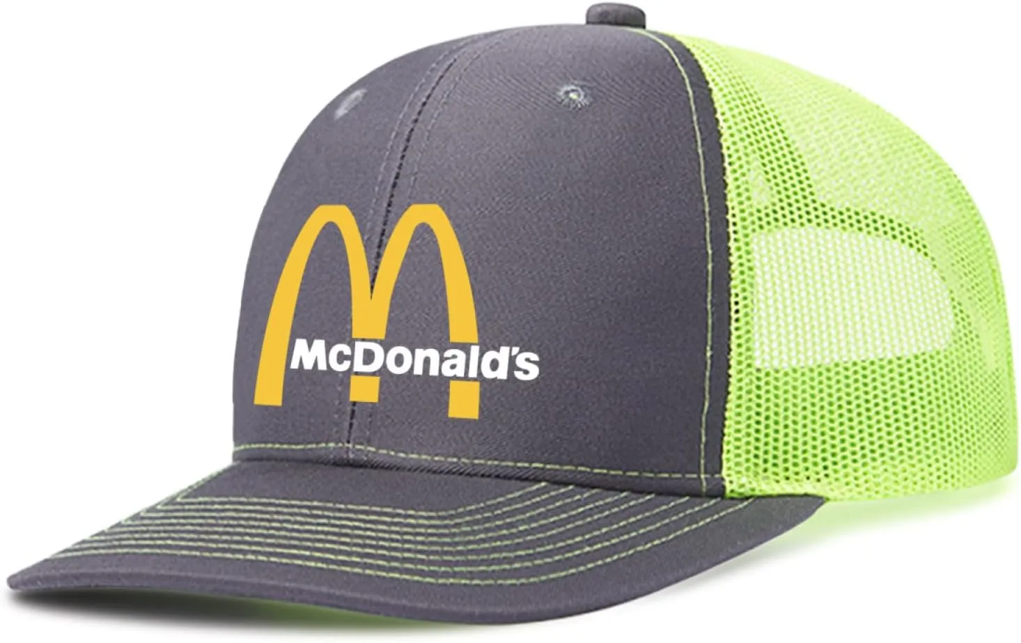 Long Brim Trucker Dad Work Hat for Unisex Adult Soft Outdoor Plain Baseball Mesh Cap Womens Mens Adjustable Golf Sun Hat