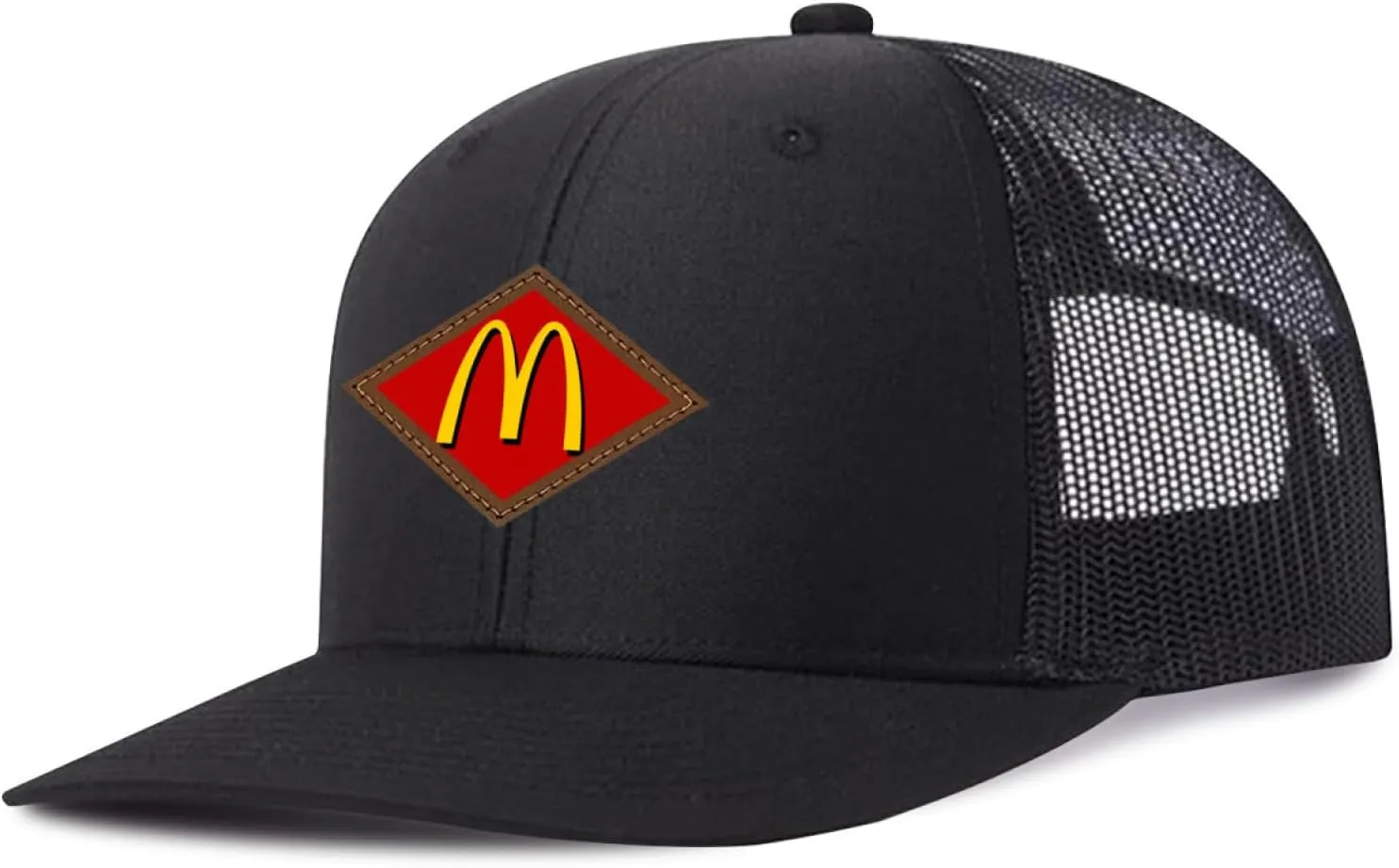 Long Brim Trucker Dad Work Hat for Unisex Adult Soft Outdoor Plain Baseball Mesh Cap Womens Mens Adjustable Golf Sun Hat