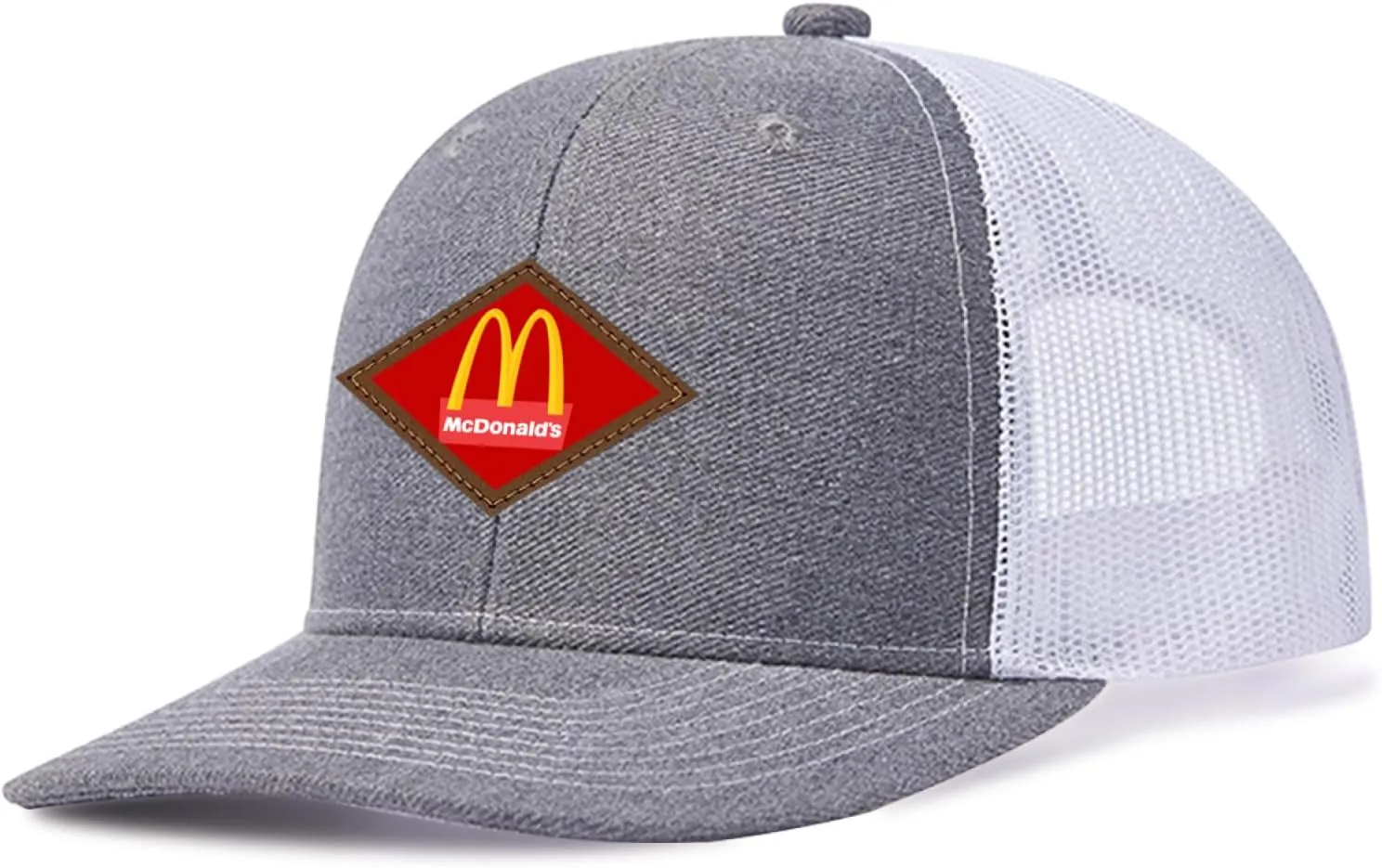 Long Brim Trucker Dad Work Hat for Unisex Adult Soft Outdoor Plain Baseball Mesh Cap Womens Mens Adjustable Golf Sun Hat