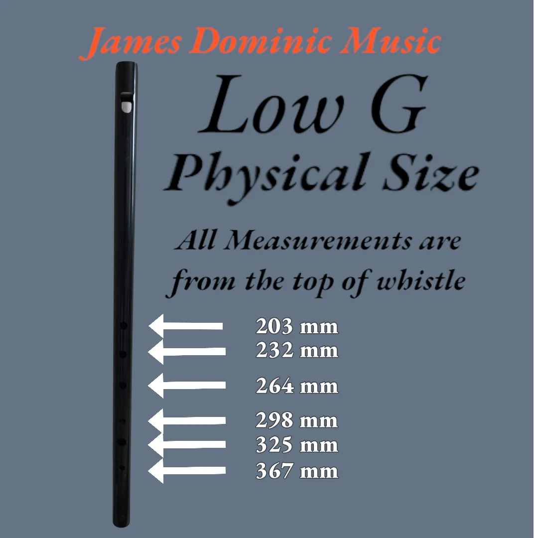 Low G Whistle – Easy-to-Handle Design for Beginners & Pros