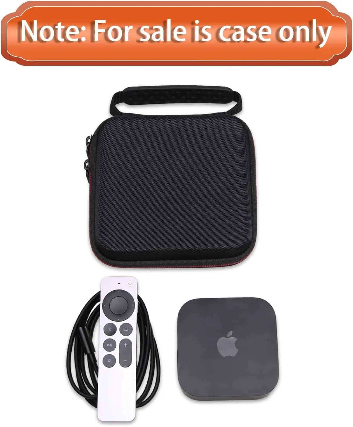 LTGEM EVA Hard Case for 2022 Apple TV 4K Wi‑Fi with 64GB Storage (3rd Generation) - Travel - Protective Carrying Storage Bag