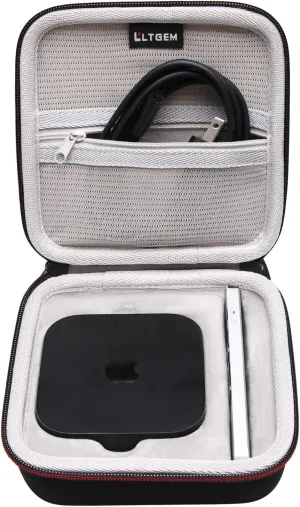 LTGEM EVA Hard Case for 2022 Apple TV 4K Wi‑Fi with 64GB Storage (3rd Generation) - Travel - Protective Carrying Storage Bag