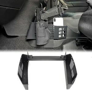 MAIKER Upgrade JK Metal Gear Shift Storage Box Center Console Hanging Box Auto Transmission Gear Tray Compatible with 2011-2018 Jeep Wrangler JK JKU, US Flag