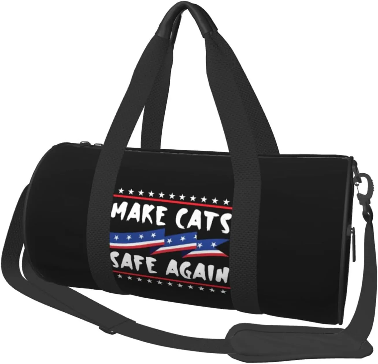 Make Cats Safe Again Duffel Bag Gym Bag Travel Sports Tote Large Foldable Beach Swim Yoga0