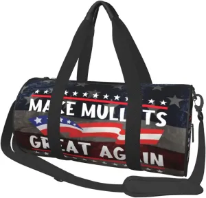 Make Mullets Great Again Duffel Bag Gym Bag Travel Sports Tote Large Foldable Beach Swim Yoga1