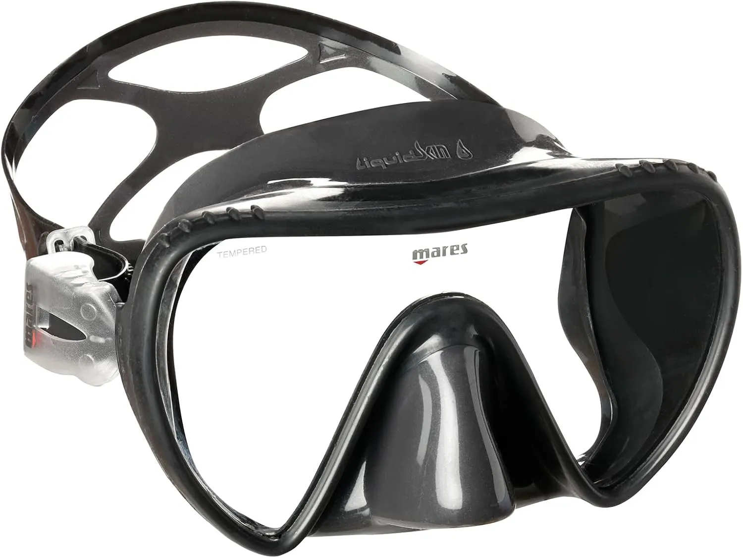 MARES Essence Liquidskin Lightweight Foldable Single Lens Scuba Diving Mask with Silicone Face Piece