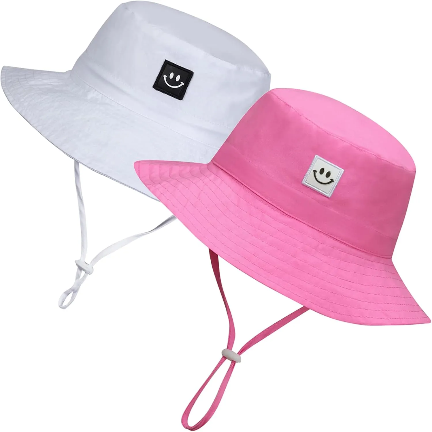 MaxNova Baby Sun Hat Smile Face UPF 50  Toddler Bucket Hat for Boys Girls 0-7 Years