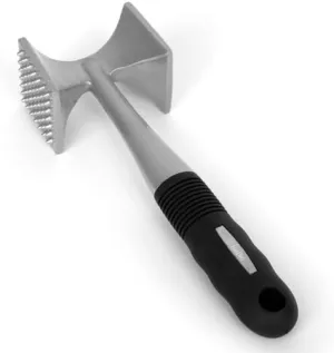 Meat Tenderizer Mallet - Heavy Duty Aluminum Meat Mallet Pounder - 2-Sided Meat Hammer Tenderizer for Softening and Flattening.