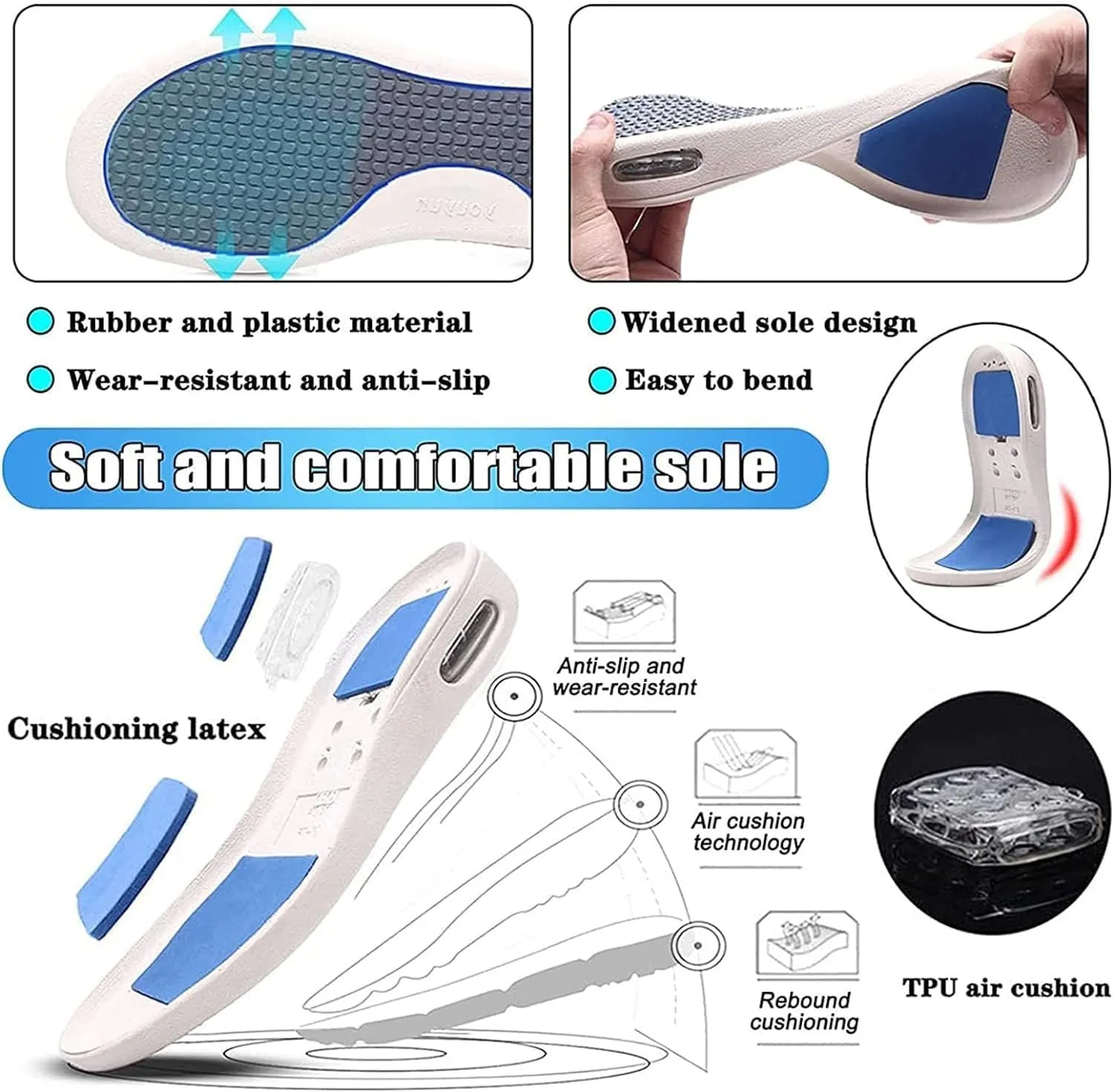 Men's Diabetic Slippers Comfy Arthritis Edema House Shoes Non-Slip Female Swollen Feet Walking Shoes Adjustable Orthopedic Slippers Plantar Fasciitis Shoes Elderly Slippers (Color : 1, Size : 44)