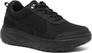 Men's Orthopedic Walking Shoes Wide Width Toe Box: Classic Adjustable Casual Swollen Shoes for Working and Driving, Durable Sneakers for Ankle Pain Relief Black Size 11.5