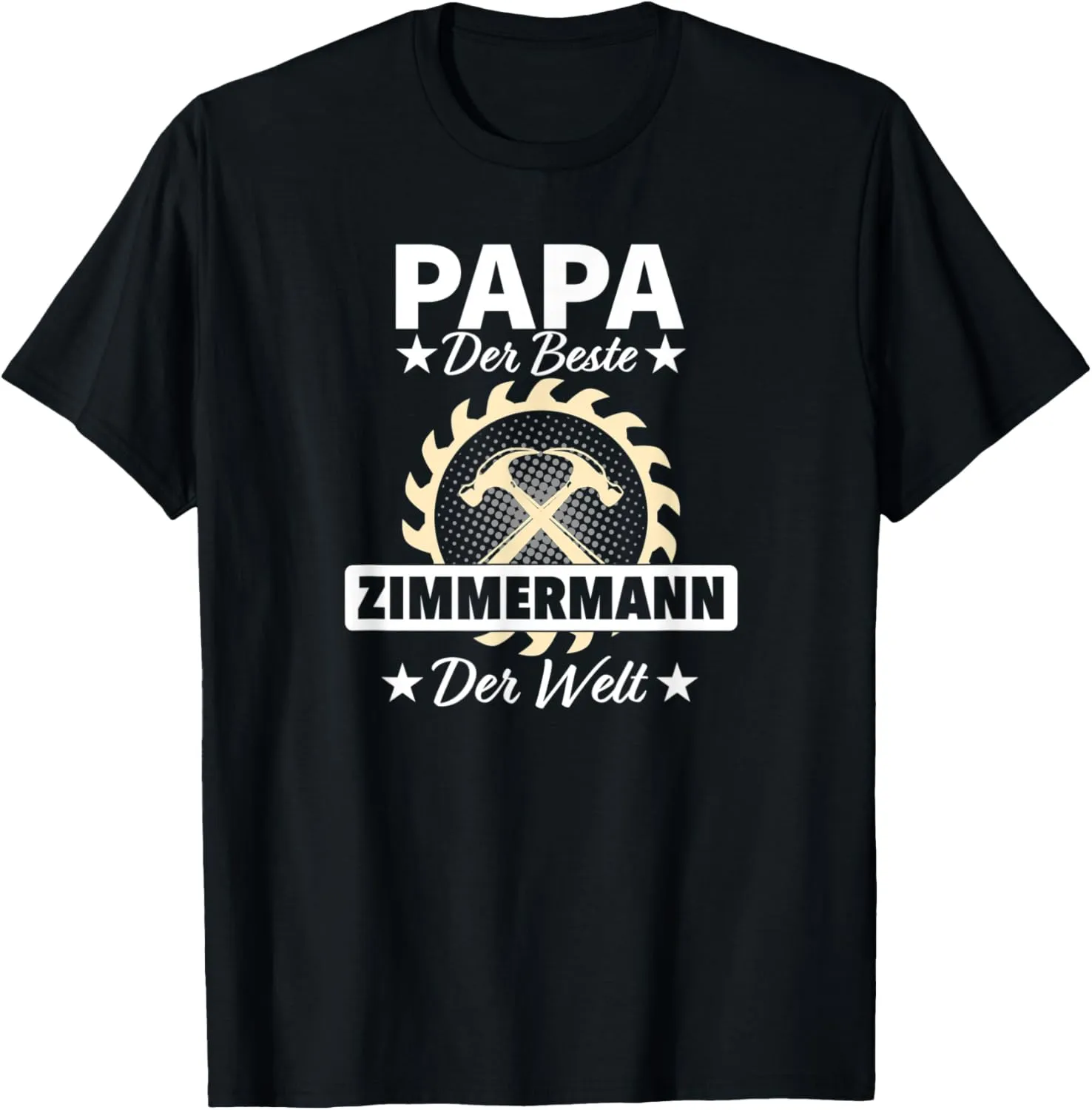 Mens Papa Der Beste Zimmermann Der Welt für Carpenter, Father T-Shirt